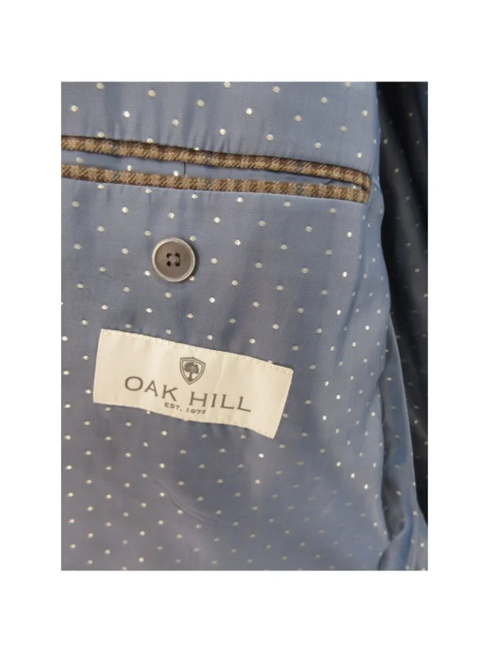 Oak Hill Sport Coat XXL Blazer Micro Check Windowpane Polka Dots Lined